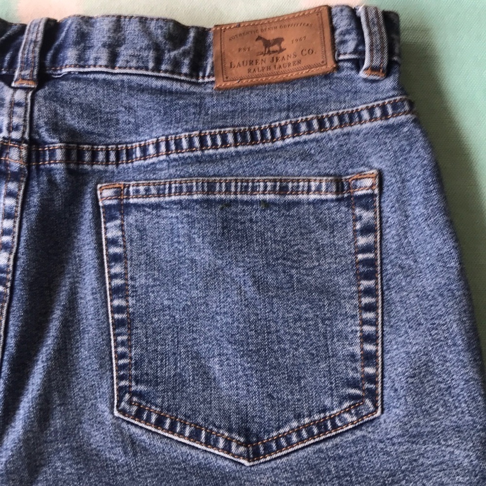 Lauren Jeans Co Ralph Lauren Cutoff Denim Shorts 10P - Picture 5 of 11